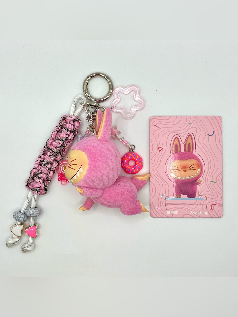 THE MONSTERS x Lazy Yoga Series Bag Charm - Sweating